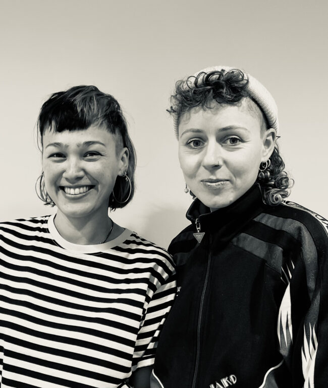 Photo de Marie Bourin et Lauriane Durix