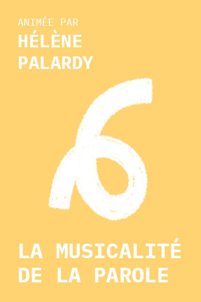 Vignette de la formation La musicalité de la parole